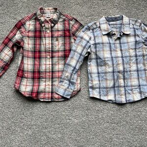 GAP Kids Plaid Button Down Shirts